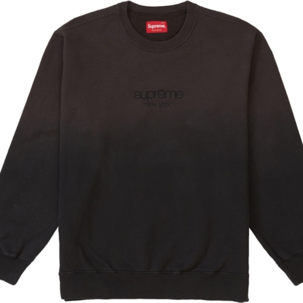 Supreme Dipped Crewneck (Black) M